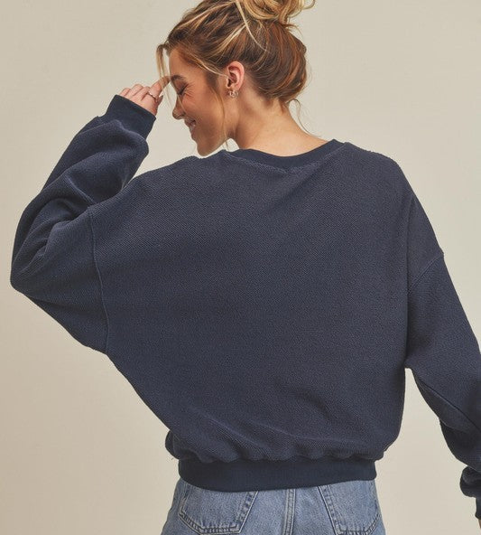 Winnie Navy Sweatshirt