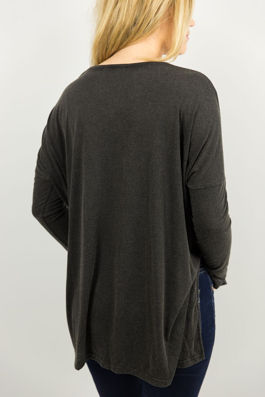 Elysian Long Sleeve Stone Wash Top