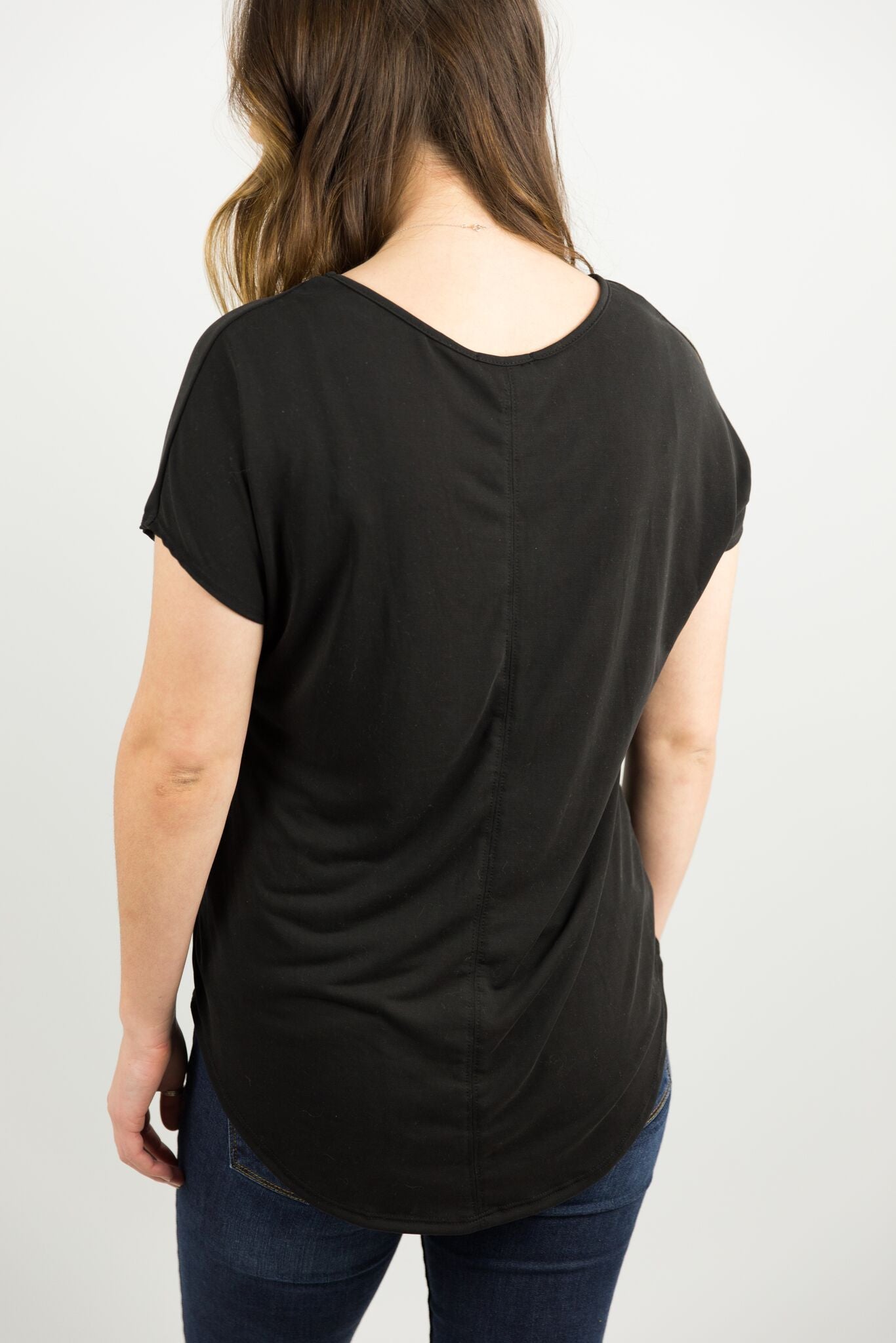Basic Pocket Tee in Black