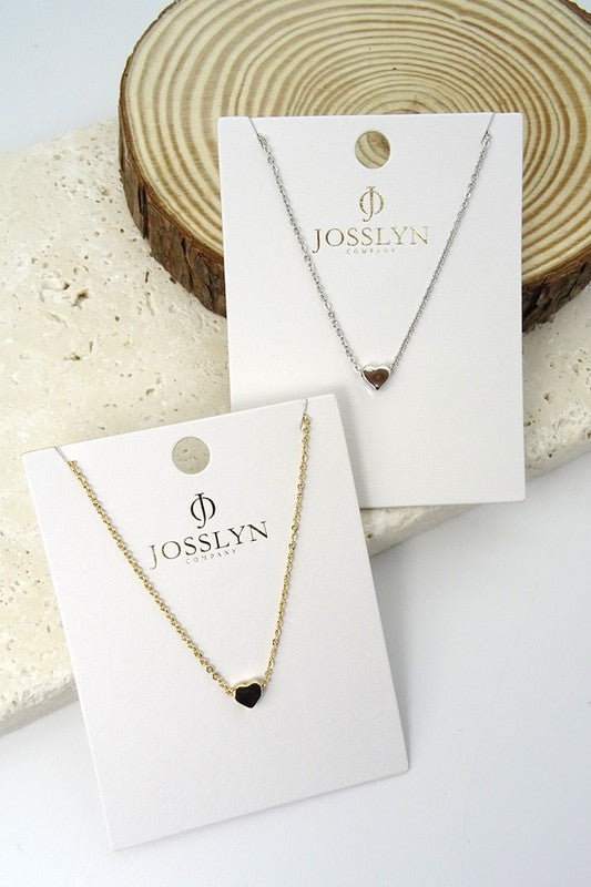 Classic Mini Heart Necklace Gold