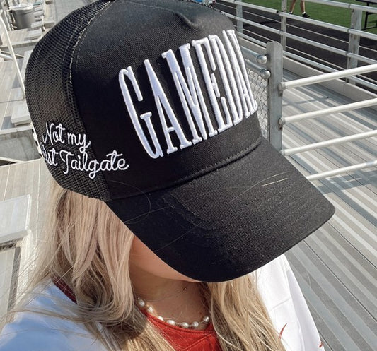 Game Day Hat Black