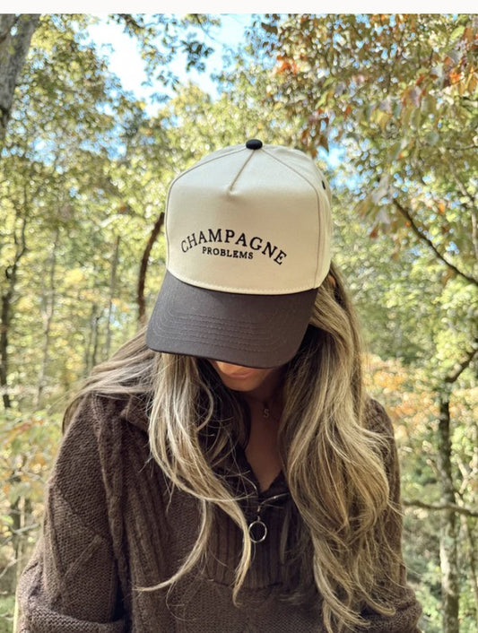 Champagne Problems Trucker Hat