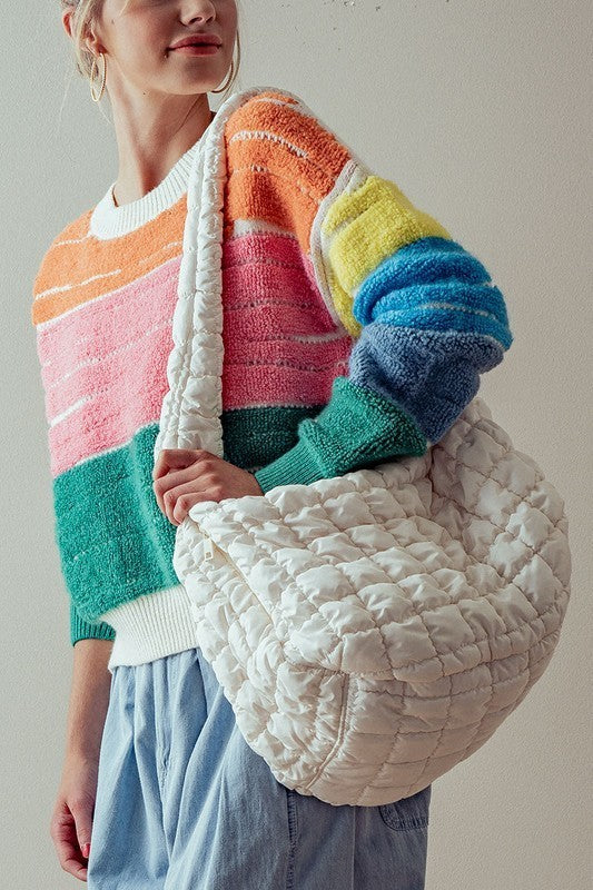 Quilt Puffer Shoulder Bag