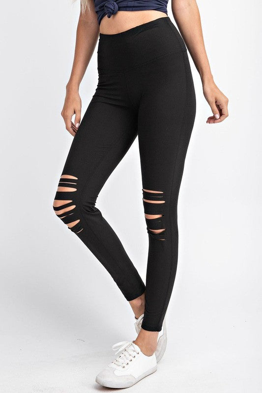 Laser Cut Yoga Pants