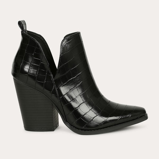 THRONE Ankle Bootie Black