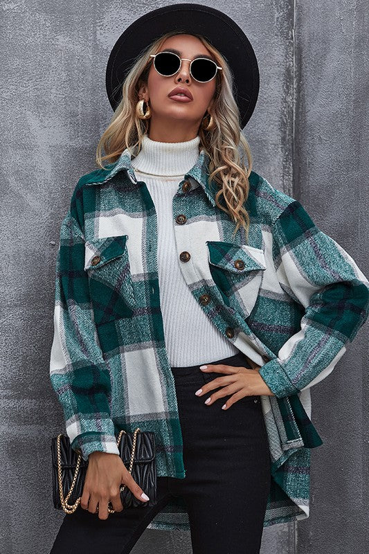 Green Plaid Jacket