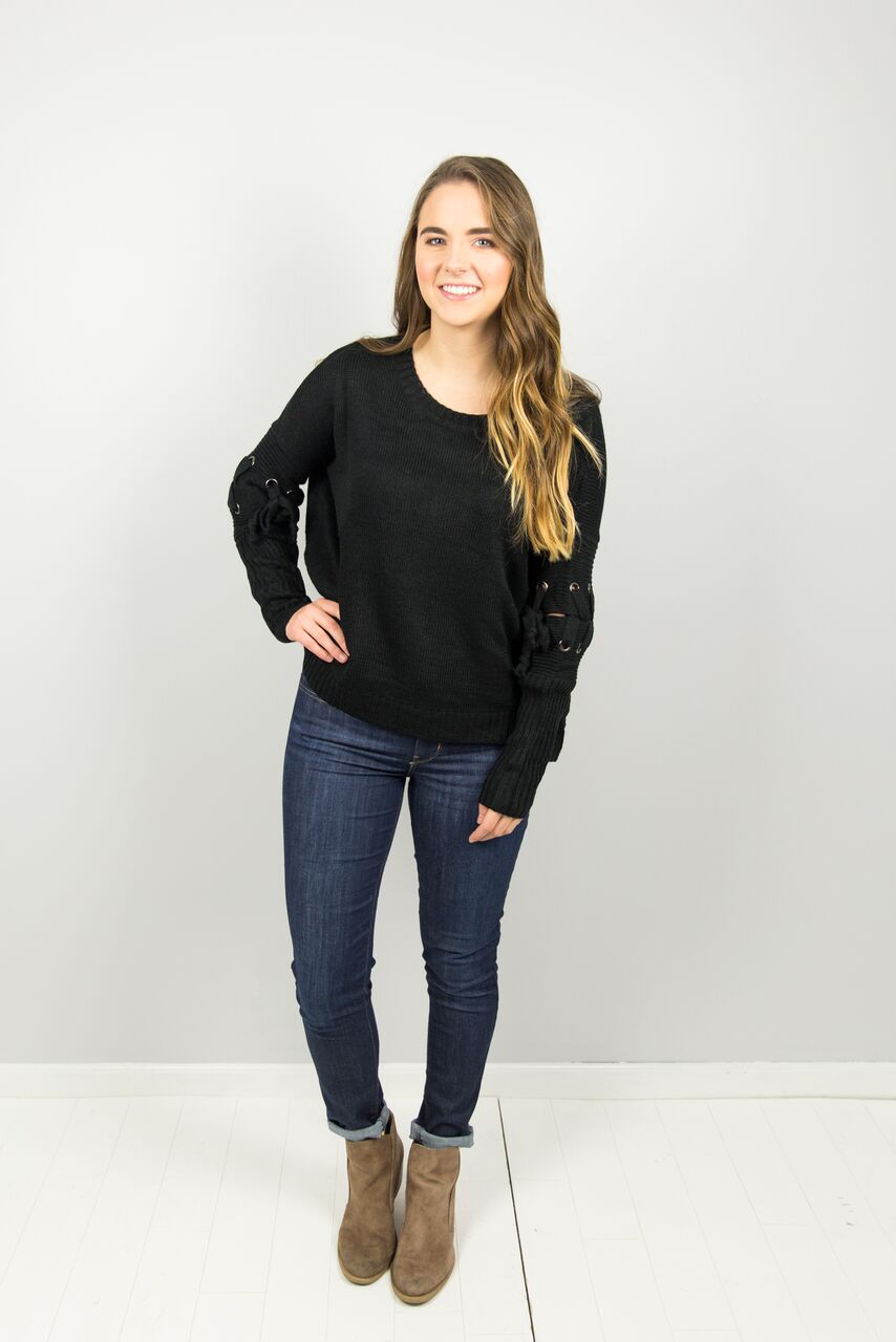 Off to the Laces Sweater