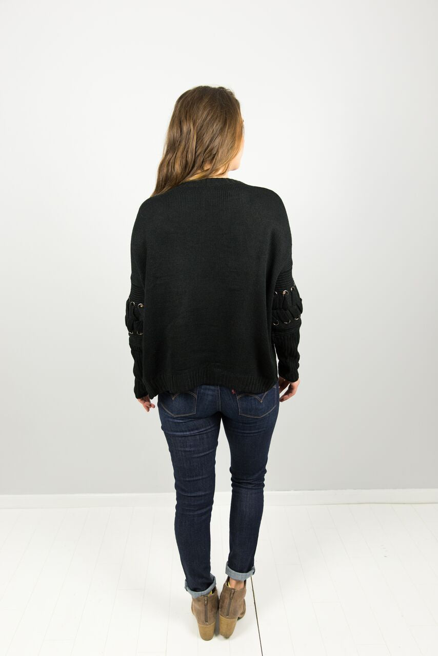 Off to the Laces Sweater
